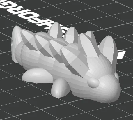 Mô hình rồng mini khớp nối (Mini Articulated Dragon) có lỗ làm móc khóa - Image 2