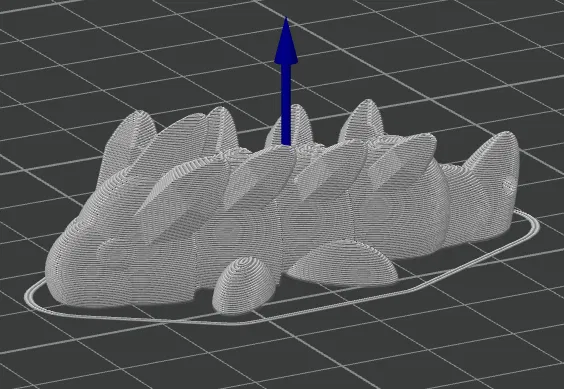 Mô hình rồng mini khớp nối (Mini Articulated Dragon) có lỗ làm móc khóa - Image 3