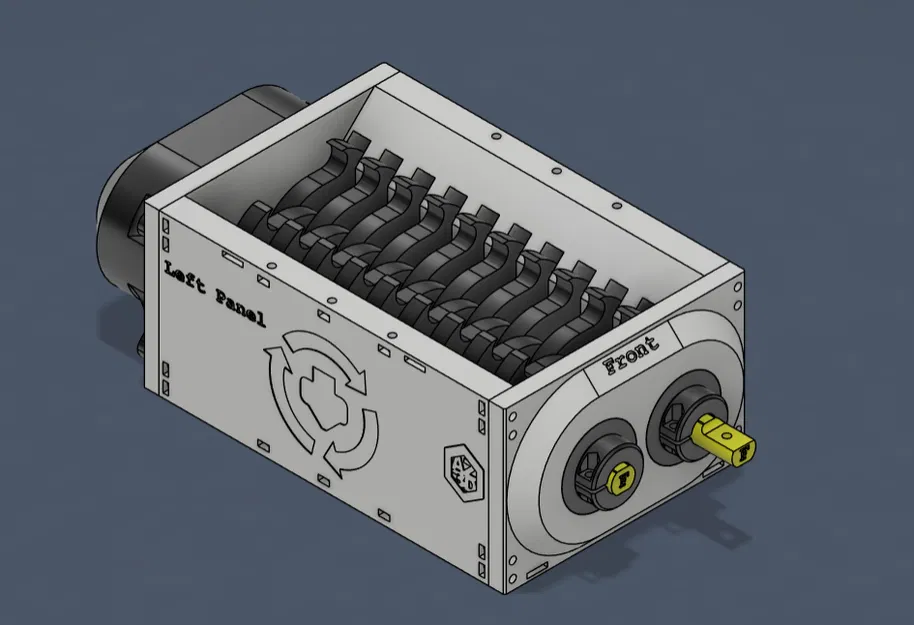 LibreShred Two | Máy băm nhựa hai trục in 3D - Image 1