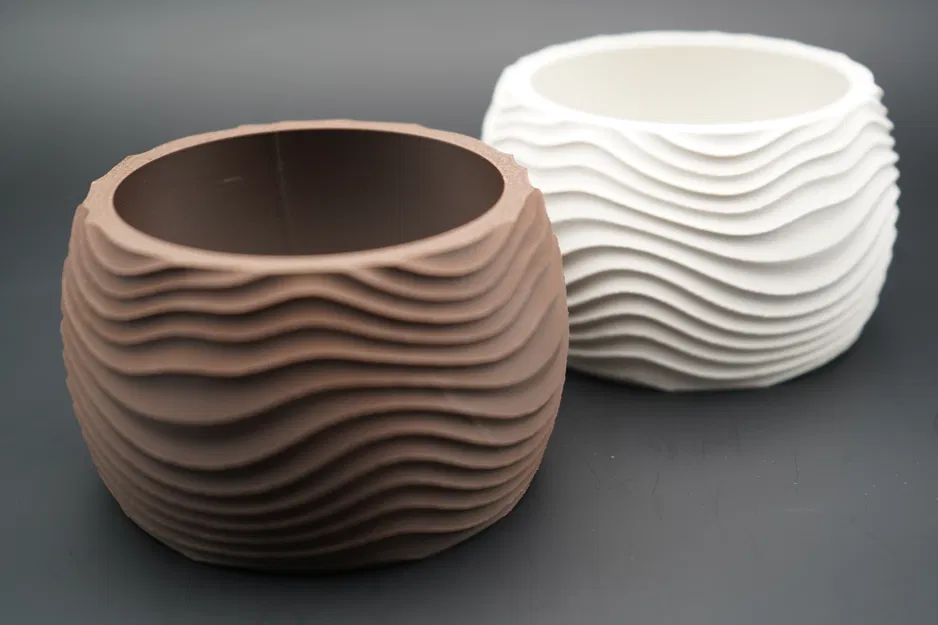 Wave Vase – Bình trang trí gợn sóng | Phong cách hiện đại & Scandinavian - Image 2