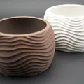 Wave Vase – Bình trang trí gợn sóng | Phong cách hiện đại & Scandinavian - Thumbnail 2