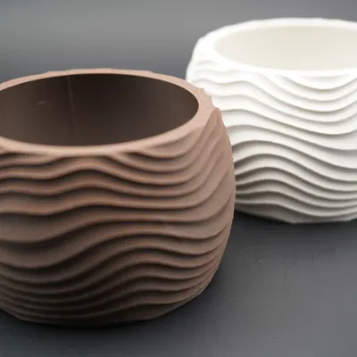 Wave Vase – Bình trang trí gợn sóng | Phong cách hiện đại & Scandinavian