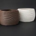 Wave Vase – Bình trang trí gợn sóng | Phong cách hiện đại & Scandinavian - Thumbnail 3