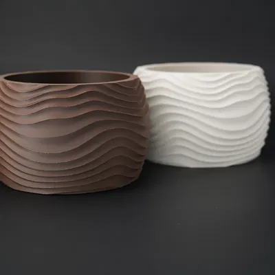 Wave Vase – Bình trang trí gợn sóng | Phong cách hiện đại & Scandinavian