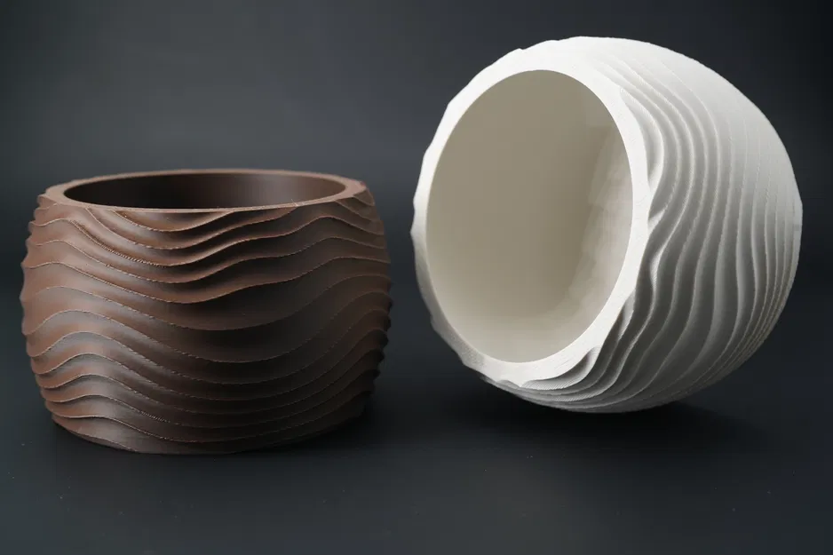 Wave Vase – Bình trang trí gợn sóng | Phong cách hiện đại & Scandinavian - Image 4