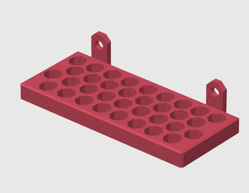 Khay đựng mũi vít (Bit organizer) hình tổ ong - Image 1