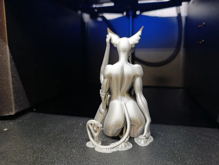 Mô hình cô nàng mèo nhân hóa quyến rũ – Tượng nghệ thuật NSFW - Image 5