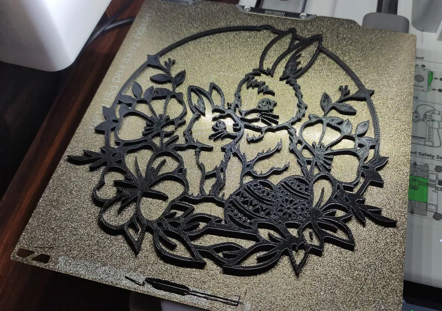 Vật phẩm trang trí 3D Lễ Phục sinh – Chú thỏ số 4 - Image 3