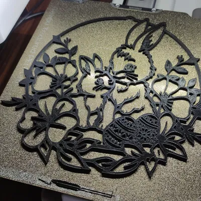 Vật phẩm trang trí 3D Lễ Phục sinh – Chú thỏ số 4