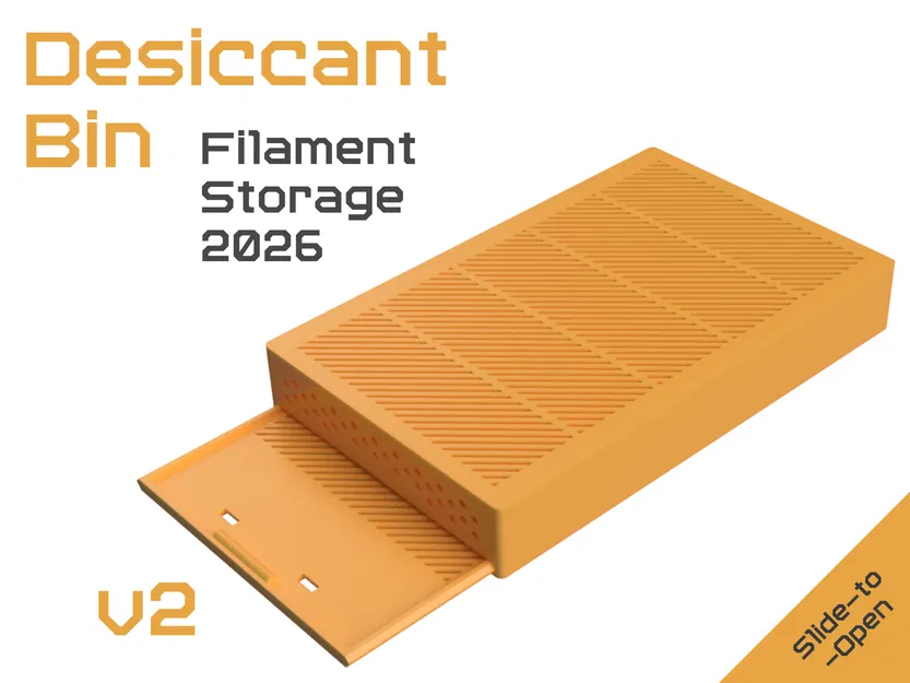 Hộp Đựng Hạt Hút Ẩm cho Filament Storage 2026 (Bản Remix) - Image 1