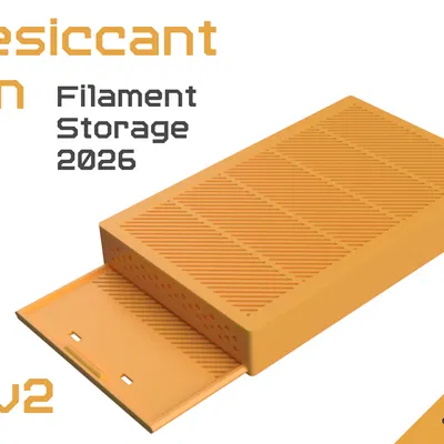 Hộp Đựng Hạt Hút Ẩm cho Filament Storage 2026 (Bản Remix)