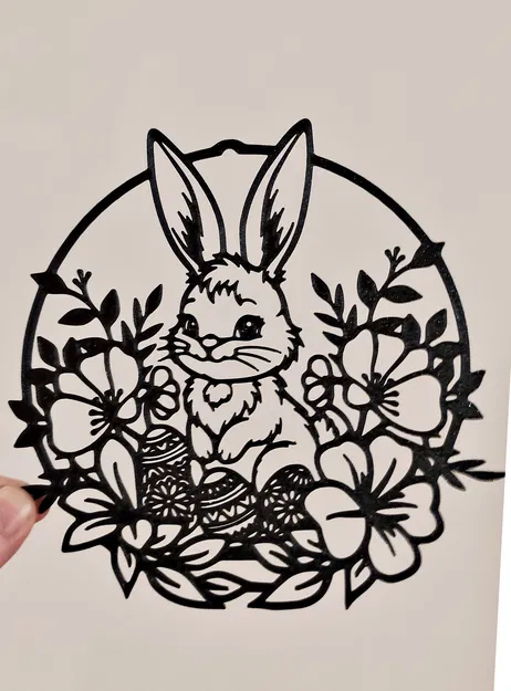 Vật phẩm trang trí Phục sinh 3D – Chú thỏ 5 - Image 2