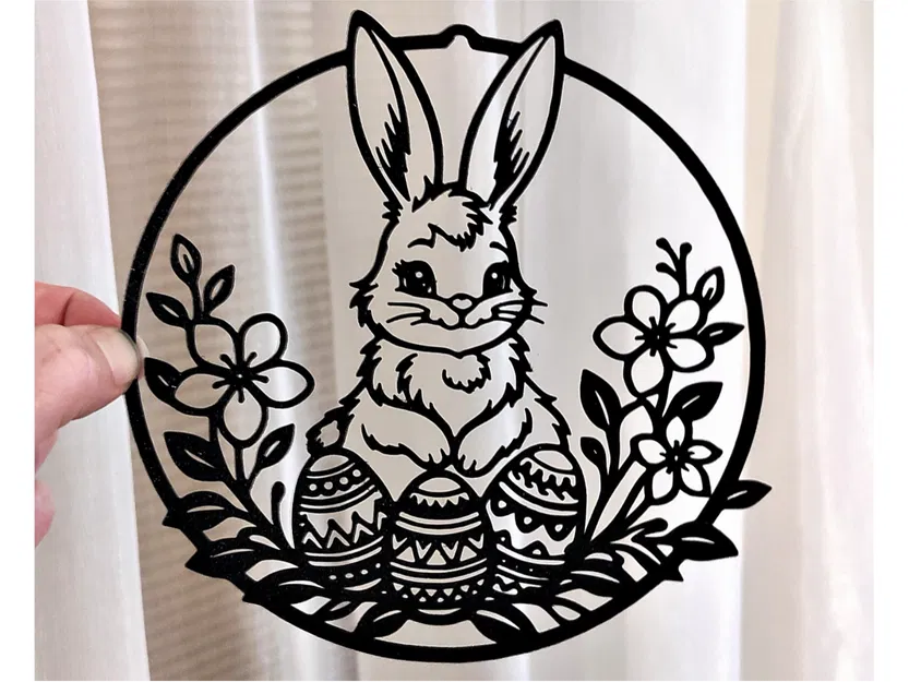 Mô hình trang trí 3D Phục sinh – Thỏ Bunny 7 - Image 1