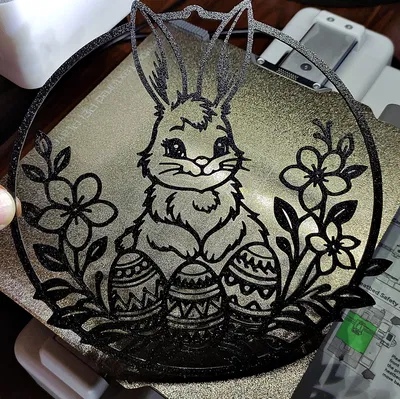 Mô hình trang trí 3D Phục sinh – Thỏ Bunny 7