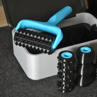 Bộ Dụng Cụ Massage Với Con Lăn TPU Có Thể Thay Thế