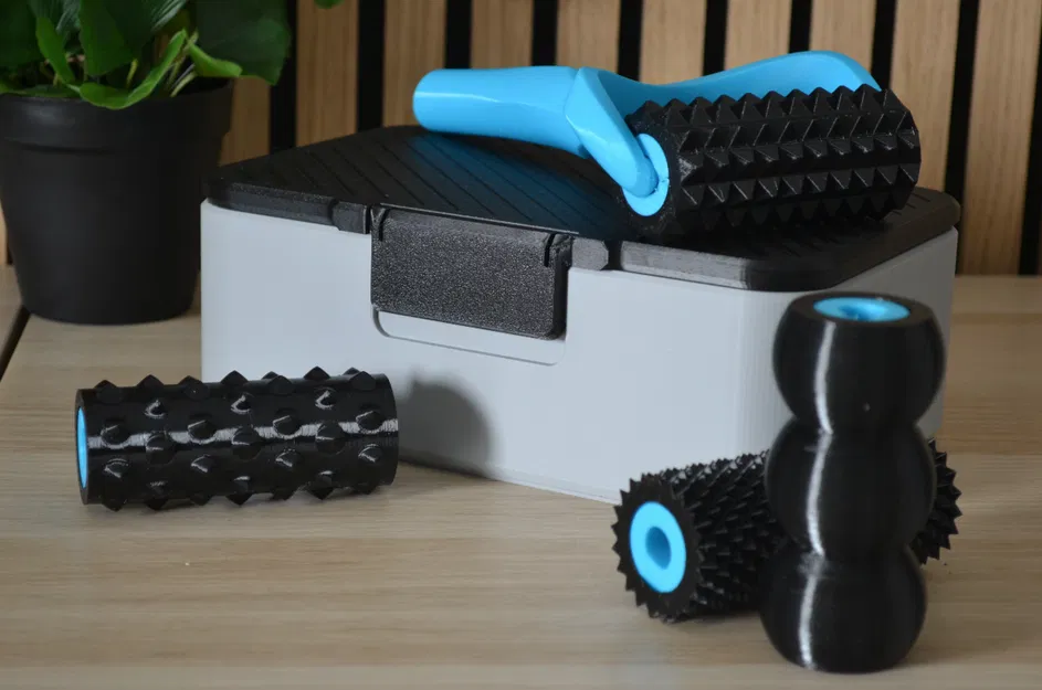 Bộ Dụng Cụ Massage Với Con Lăn TPU Có Thể Thay Thế - Image 4