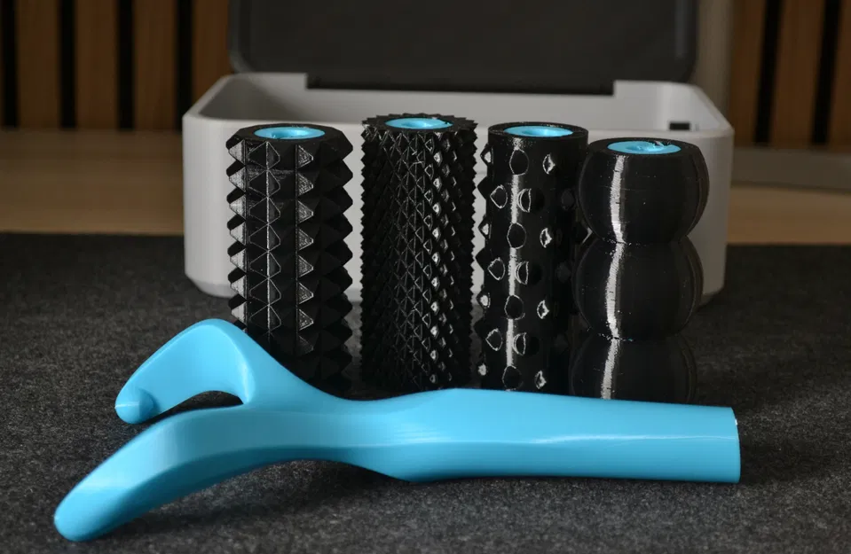 Bộ Dụng Cụ Massage Với Con Lăn TPU Có Thể Thay Thế - Image 11