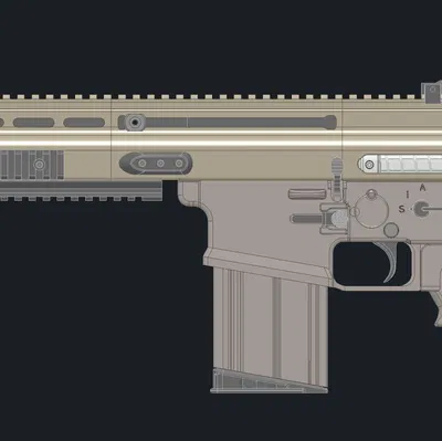 ScarT MK17 - Súng bắn đạn foam (Foam Dart Blaster)