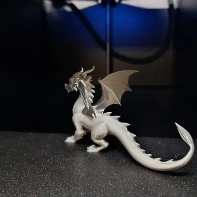Mô hình Rồng con đáng yêu – File STL in 3D Fantasy Miniature