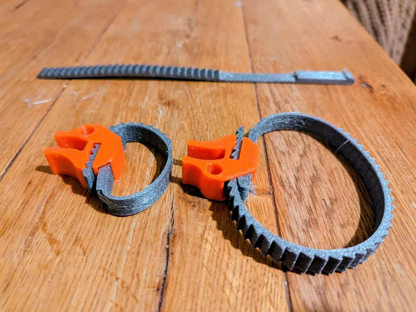 Dây rút nhựa TPU siêu bền / Khóa ratchet thông minh - Image 1