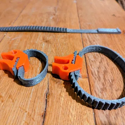 Dây rút nhựa TPU siêu bền / Khóa ratchet thông minh