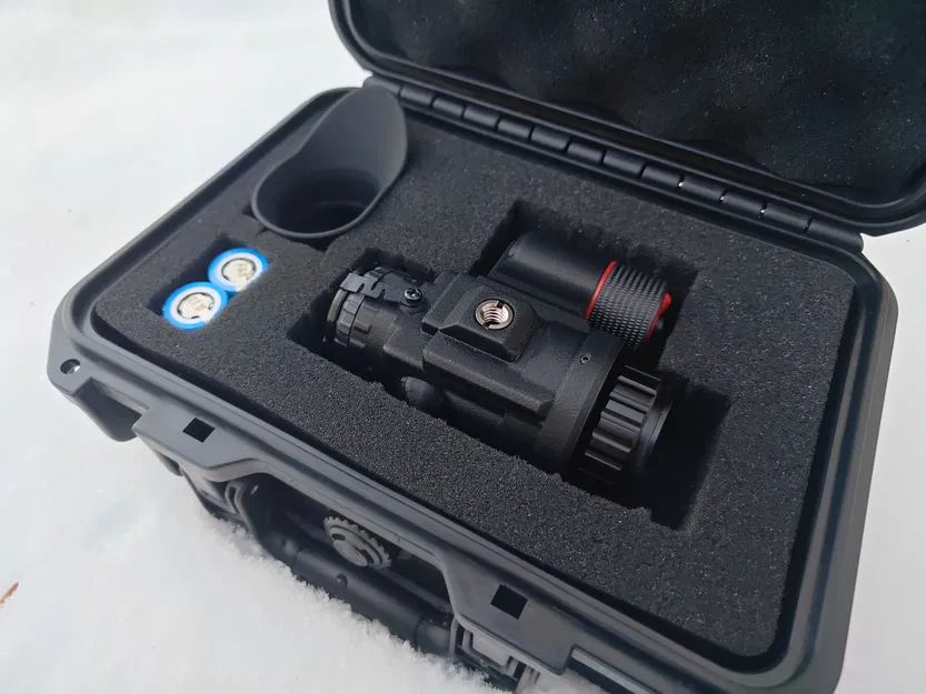 PVS GREMLIN V1 50Hz - Kính nhìn đêm nhiệt mini gắn mũ bảo hiểm - Image 5