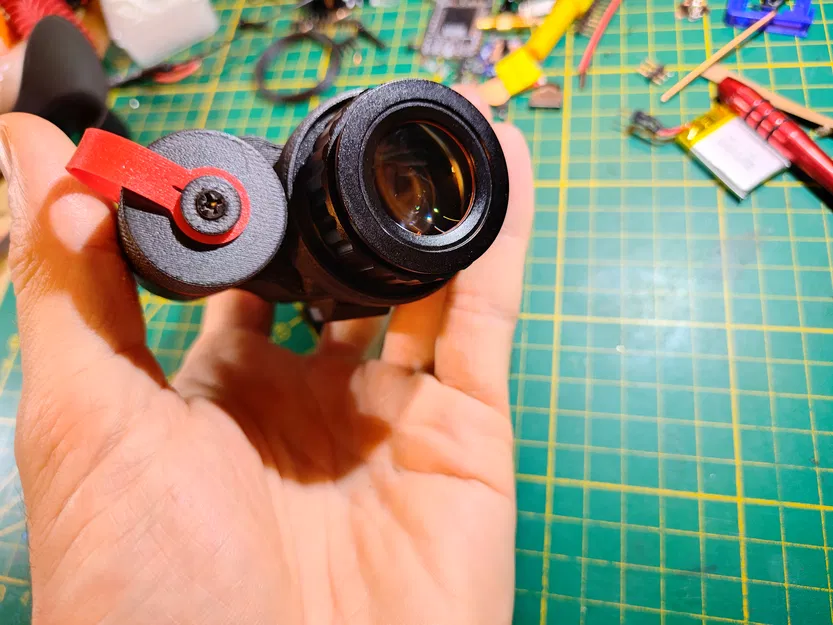 PVS GREMLIN V1 50Hz - Kính nhìn đêm nhiệt mini gắn mũ bảo hiểm - Image 6