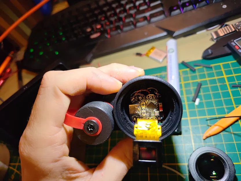 PVS GREMLIN V1 50Hz - Kính nhìn đêm nhiệt mini gắn mũ bảo hiểm - Image 21