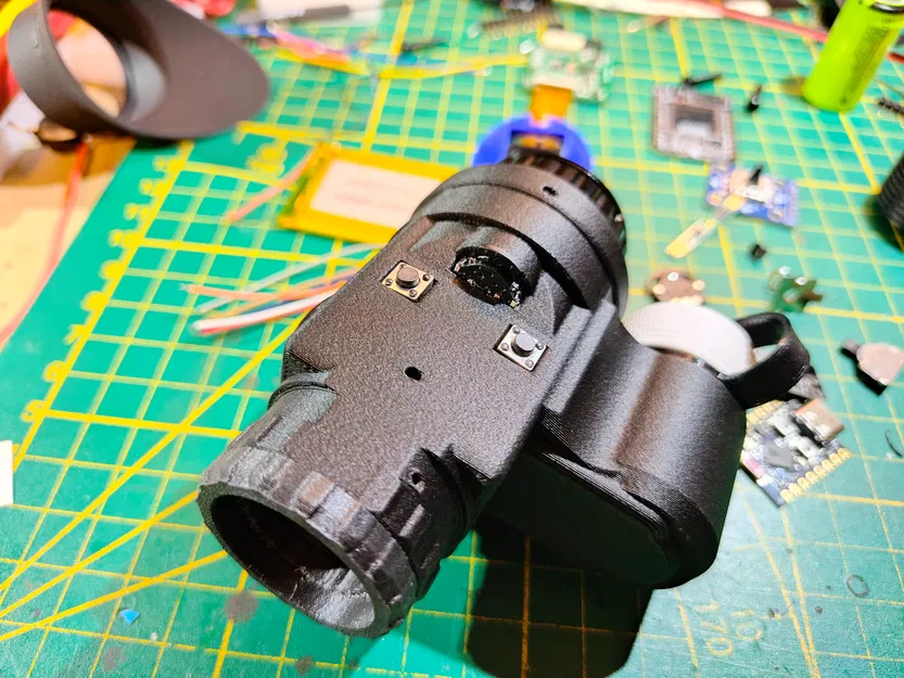 PVS GREMLIN V1 50Hz - Kính nhìn đêm nhiệt mini gắn mũ bảo hiểm - Image 22