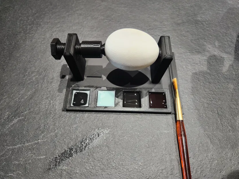 Giá đỡ vẽ trứng Phục sinh, in 100%, không cần support - Image 2