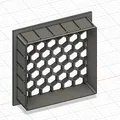 Nắp thông gió họa tiết tổ ong 90x90mm - Thiết kế in 3D hiện đại - Thumbnail 2