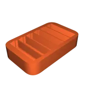 Khay in 3D đựng pin AAA cho hộp thiếc Altoids - Image 2