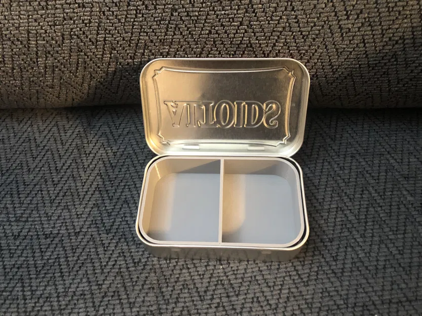 Khay chia 2 ngăn cho hộp thiếc Altoids - Image 1