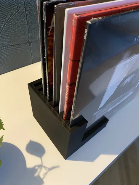 Kệ để đĩa than 8 ngăn - Thiết kế 3D tối giản cho người sưu tầm - Image 2