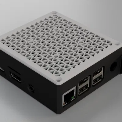 Vỏ Raspberry Pi 3 tích hợp Buck Converter - Gắn trực tiếp lên Prusa i3 MK3