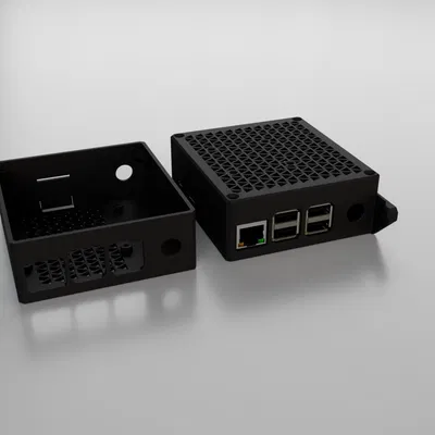 Vỏ Raspberry Pi 3 tích hợp Buck Converter - Gắn trực tiếp lên Prusa i3 MK3