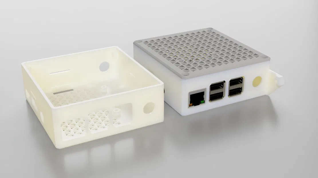 Vỏ Raspberry Pi 3 tích hợp Buck Converter - Gắn trực tiếp lên Prusa i3 MK3 - Image 3