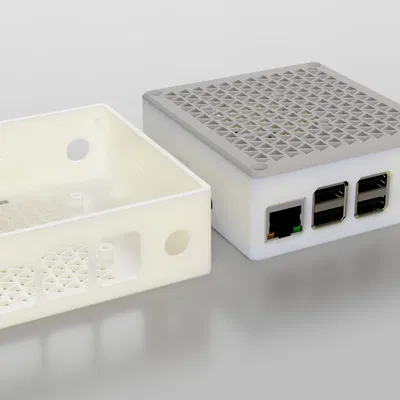 Vỏ Raspberry Pi 3 tích hợp Buck Converter - Gắn trực tiếp lên Prusa i3 MK3