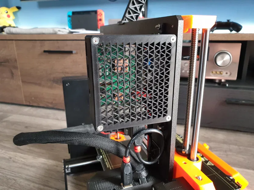 Vỏ Raspberry Pi 3 tích hợp Buck Converter - Gắn trực tiếp lên Prusa i3 MK3 - Image 4