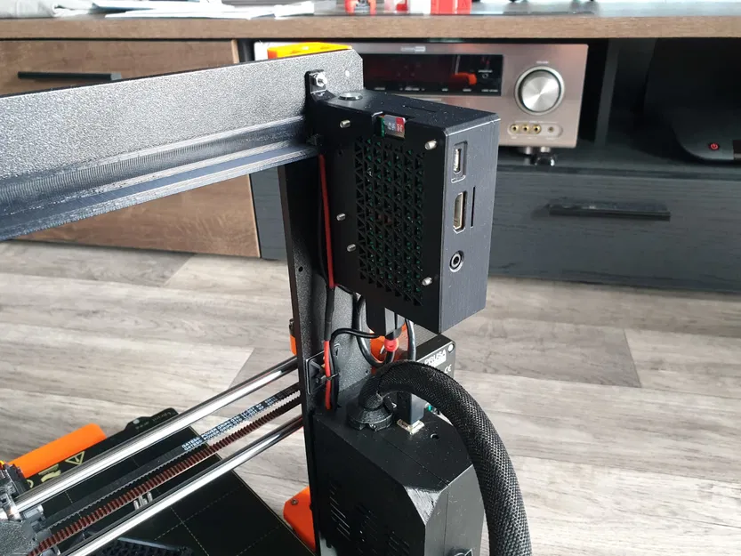 Vỏ Raspberry Pi 3 tích hợp Buck Converter - Gắn trực tiếp lên Prusa i3 MK3 - Image 5