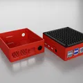 Case Raspberry Pi 4 kèm bộ hạ áp - Gắn quạt 40mm - Tương thích Prusa i3 MK3 và treo tường - Thumbnail 1
