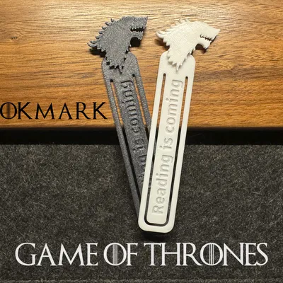 Kẹp sách Game of Thrones - Đánh dấu trang sách theo phong cách nhà Stark