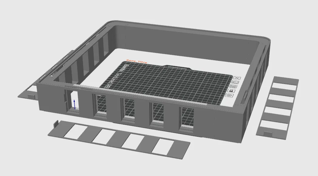 Bộ khung nâng (Riser) cho máy in 3D Bambu Lab P1P P1S - Image 2