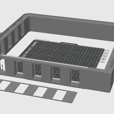 Bộ khung nâng (Riser) cho máy in 3D Bambu Lab P1P P1S