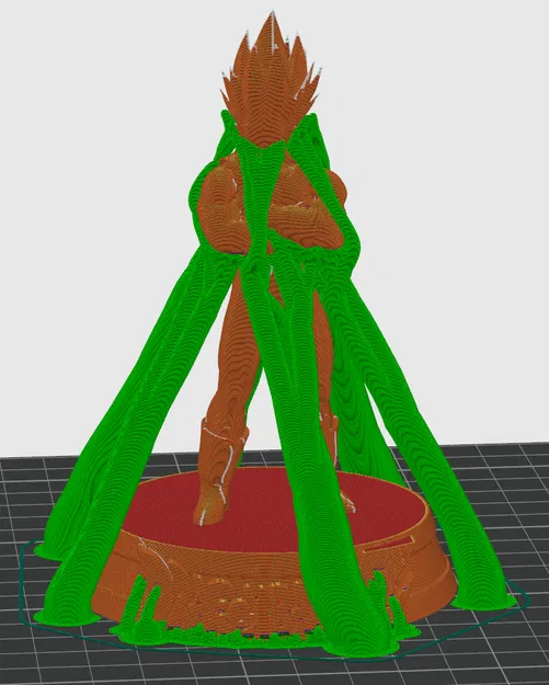 Mô hình 3D Vegeta Dragonball Z với đế trưng bày cực chất - Image 3