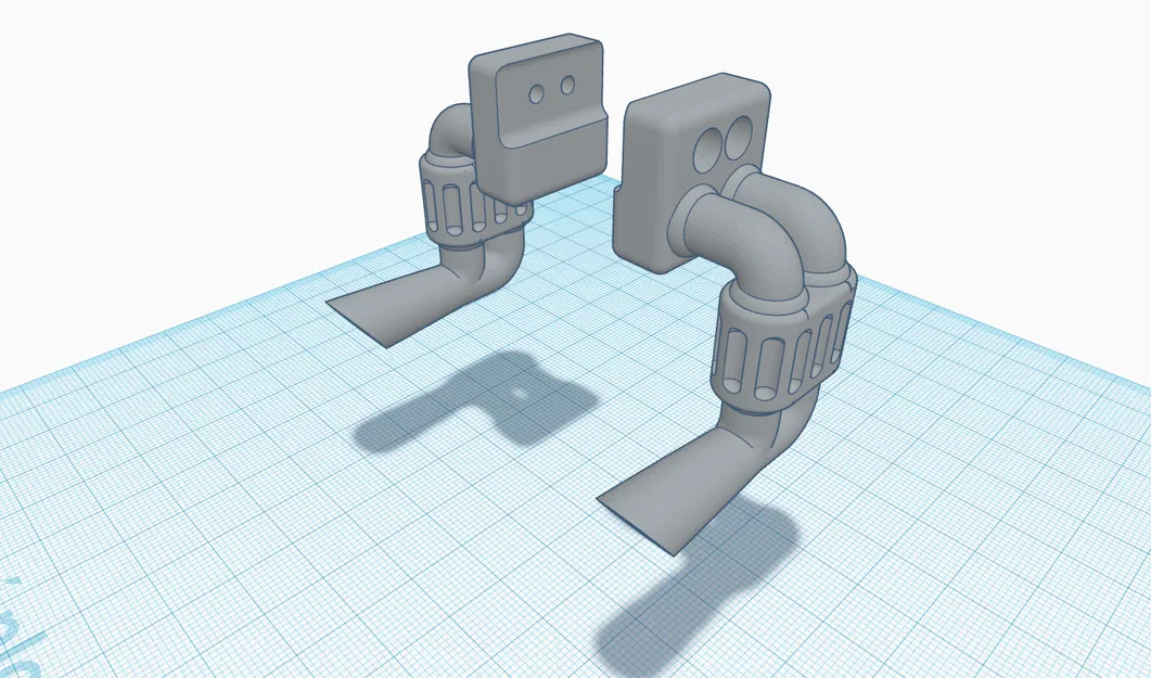 Bộ ống xả 3D cho Traxxas TRX-4 Bronco 2021 tỉ lệ 1/10 - Image 1