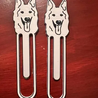 Đánh dấu trang hình chú chó (Dog bookmark)