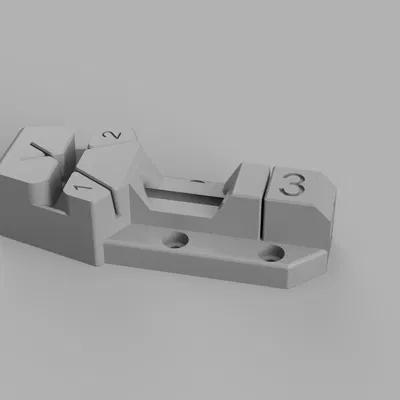 Dụng cụ cắt ống PTFE cho Prusa MK3s+ 60° 42.3mm