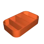 Khay chia 4 ngăn cho hộp thiếc Altoids (chiều ngang)