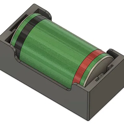 Đế giữ pin cỡ D (D-Cell) 1 và 2 viên cực tiện lợi